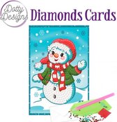 Happy Snowman Diamonds Cards by Dotty Designs