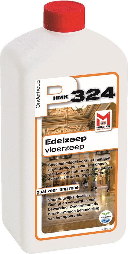 Foto: Hmk p324 vloeibare zeep voor steen moeller 1 l