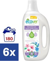 Ecover Color Appelbloesem & Freesia Vloeibaar Wasmiddel - 6 x 1,5 l (180 Wasbeurten)