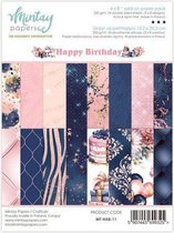 Mintay 6 x 8 Add-On Paper Pad - Happy Birthday MT-HAB-11 (10-23)