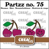Crealies Partzz Kersen groot CLPartzz75 31x29mm (08-23)