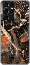 Coque Samsung Galaxy S21 Ultra - Peinture - Design - Abstrait - Étui de téléphone en Siliconen