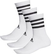 Chaussettes de sport Adidas 3-Stripes blanc