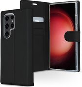 Accezz Hoesje Geschikt voor Samsung Galaxy S24 Ultra Hoesje Met Pasjeshouder - Accezz Wallet Softcase Bookcase - Zwart