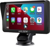 Wilsem Smart Navigatiesysteem - 7 inch - Touchscreen - Apple Carplay & Android Auto (Draadloos) - Bluetooth - Autoradio