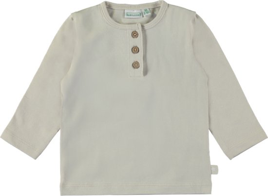 T-Shirt Babylook Henley Moonbeam