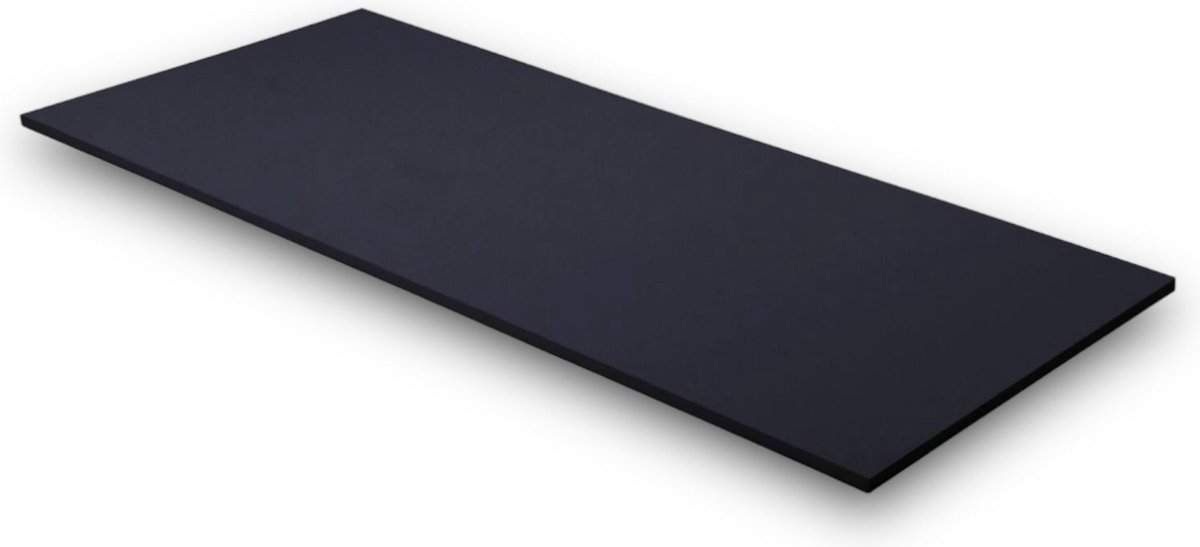 Bureaublad/werkblad los 180 x 80 cm - Zwart - moderne uitstraling