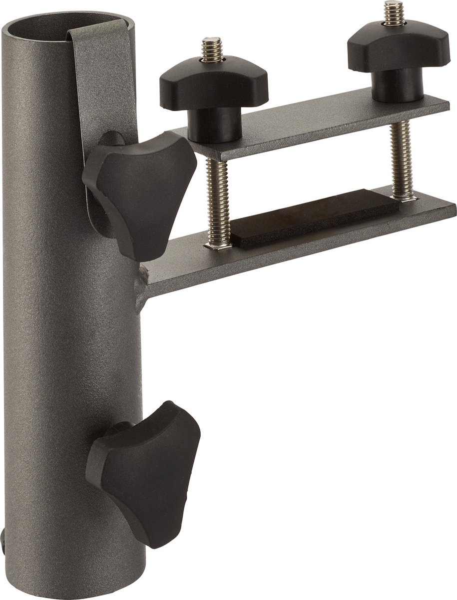 Platinum Sun & Shade – Balkonklem – Horizontale platte reling - Ø3,8cm - Veilige bevestiging - Ruimtebesparend
