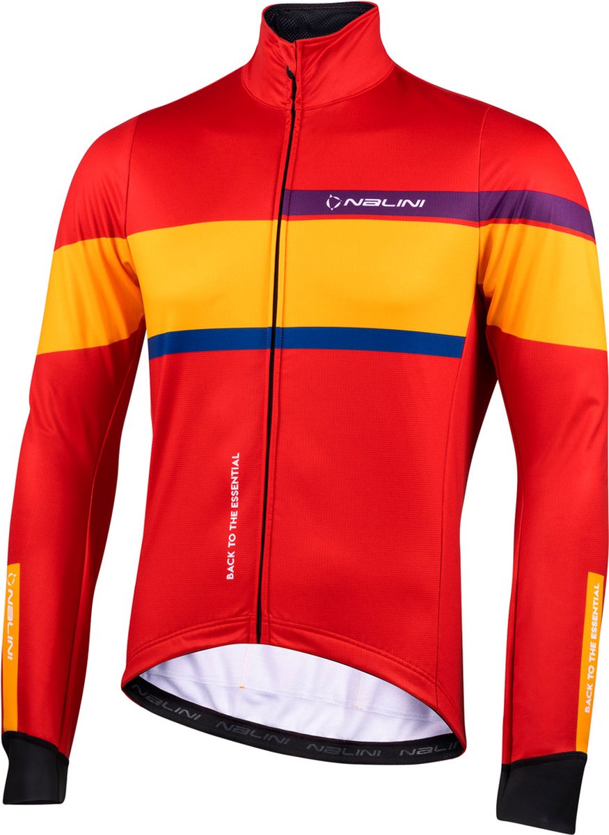 Nalini - Heren - Fietsjack winter - Warm Wielrenjack - Rood - Oranje - TRAGUARDO JKT (CMP) - XXXL