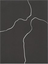 Kave Home - Keilani vel zwart papier 21 x 28 cm