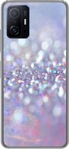Geschikt voor Xiaomi 11 Lite 5G NE hoesje - Water - Design - Abstract - Licht - Siliconen Telefoonhoesje
