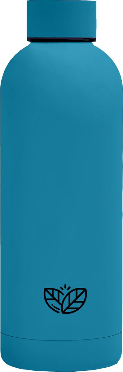 SustainBottle - Waterfles Blauw - Gratis verzending - Thermosfles - Duurzaam & Herbruikbaar