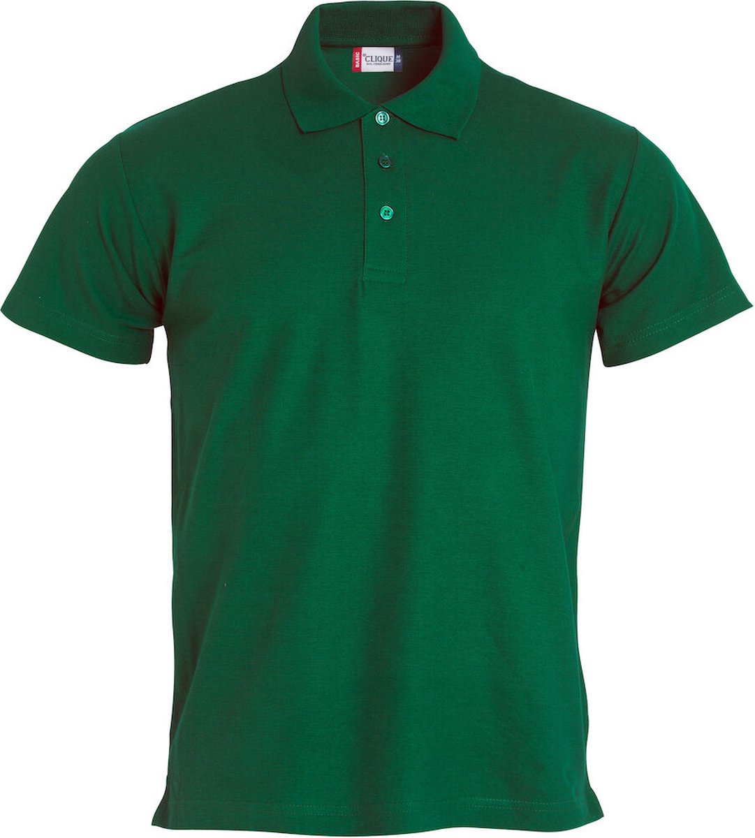 Clique Basic Polo 028230 - Flessen-groen - 4XL
