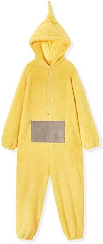 KrijgHonger - Teletubbie Kostuum volwassenen - Geel - XL (170-180cm) - Teletubbie Laa-Laa - Teletubbie pyjama - Carnavalskleding - Teletubbies - Verkleedkleding