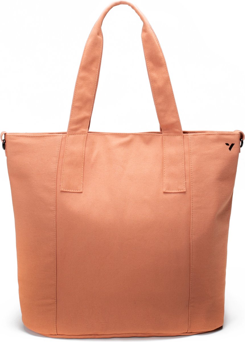 Vooray Zoey Tote - 52 cm - 22L - Organic Cotton Sportsbag or travelbag (Terracotta)