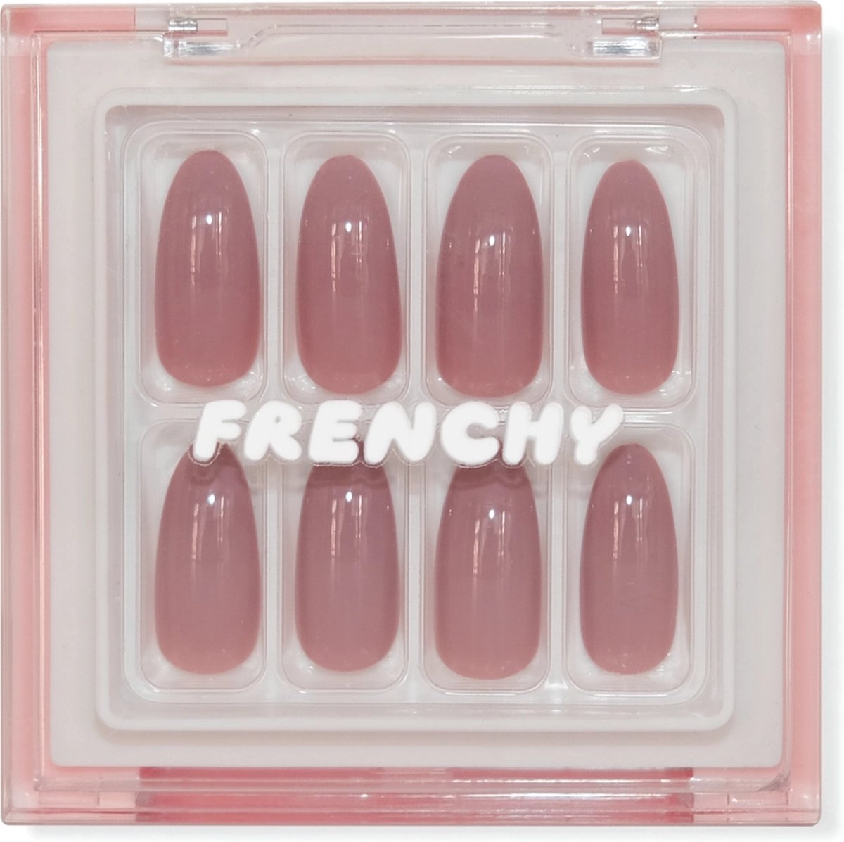 Frenchy Cosmetics 'Angelic Rose' - Nepnagel kit met lijm en nagelstickers - Kunstnagels - Plaknagels