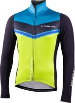 Nalini - Heren - Fietsjack winter - Winddicht Warm Wielrenjack - Blauw - Groen - ASFALTO JKT - XL