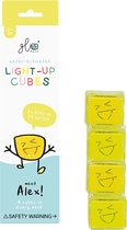 glo Alex Light-Up Cubes Jouet de bain Jaune