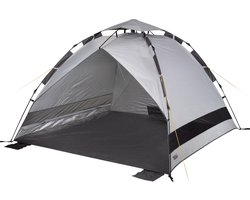 High Peak Calida 80 Umbrella System Beach Shell 200 x 200 cm donkergrijs