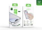 Matte Screenprotector Geschikt voor iPhone 15 Plus Screenprotector Tempered Glass Gehard Glas Full Cover - MAT