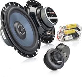 Gladen Audio M165 SLIM - Autospeaker - 16,5cm composet - 2 weg luidsprekerset - Ondiepe Shallow speakers - 135 Watt