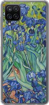 Geschikt voor Samsung Galaxy A12 hoesje - Irissen - Vincent van Gogh - Siliconen Telefoonhoesje