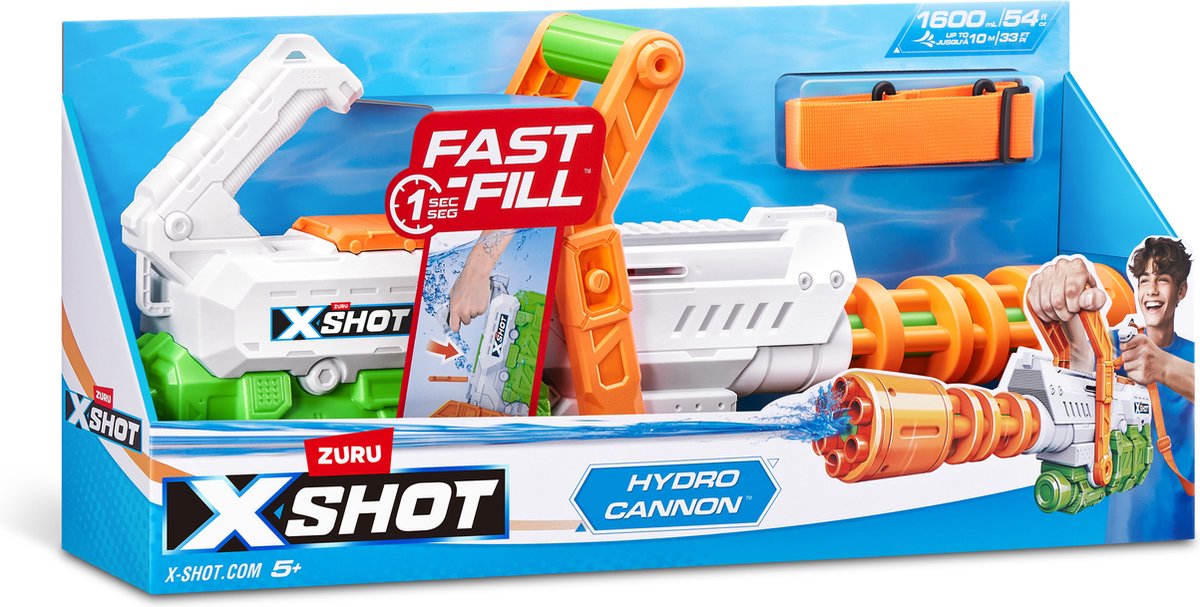 ZURU - XSHOT - Fast-Fill Hydro Cannon Water Blaster - Waterpistool - 1600ml