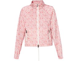 Moncler Alose jack met all over logoprint en capuchon - roze - maat 128