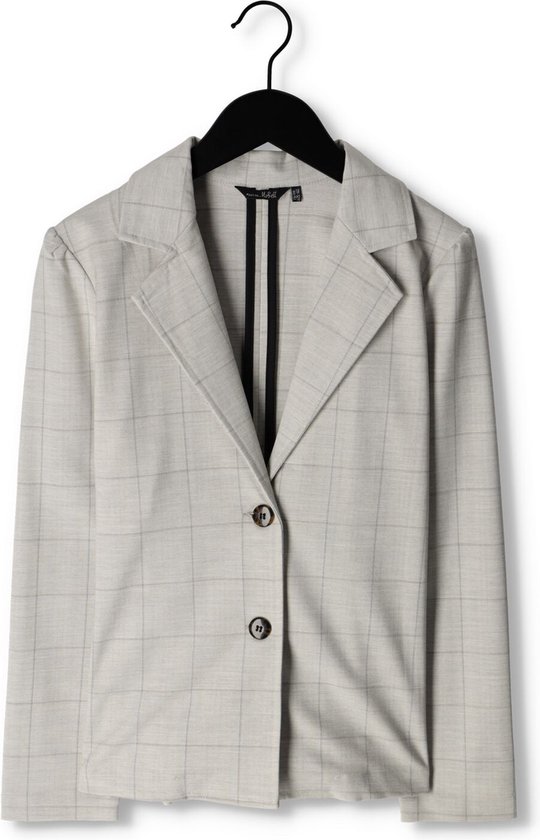 Nobell Belia Checkered Blazer Blazers Filles - Gris Clair - Taille 134/140