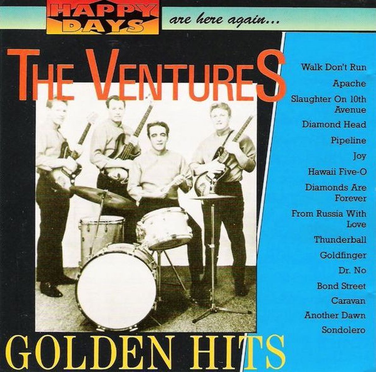The Ventures – Golden Hits (Happy Days Are Here Again...) 16 Track Cd