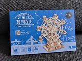 Houten 3D Puzzel - Mechanische 3D-puzzel - Reuzenrad - Reuzenrad Puzzel | Houten Reuzenrad Puzzel - 3D-Puzzel - Mechanische Puzzel