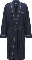 BOSS Kimono - heren ochtendjas (dun) - donkerblauw - Maat: L