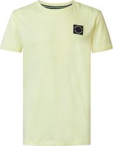 Petrol Industries - Jongens Logo T-shirt Sunkissed - Geel - Maat 152