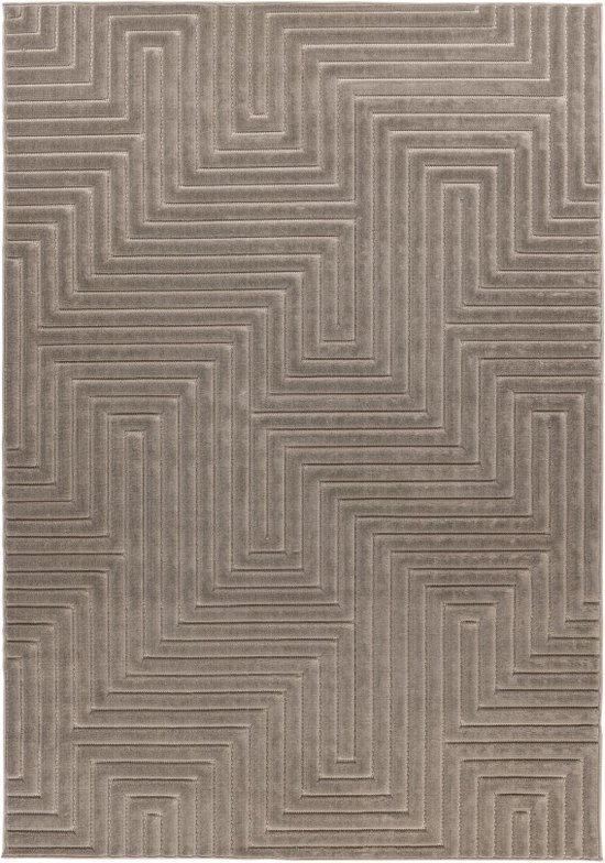 Lalee Viva | Modern Vloerkleed Laagpolig | Silver | Tapijt | Karpet | Nieuwe Collectie 2024 | Hoogwaardige Kwaliteit | 120x170 cm