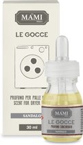 Mami Milano® geconcentreerde geurdruppels Sandalo 30ml - gebruik op Pochette - Drogerballen parfum