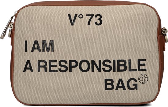 V73 Responsibility Bis Camera Bag Schoudertassen Dames - Beige - Maat ONESIZE