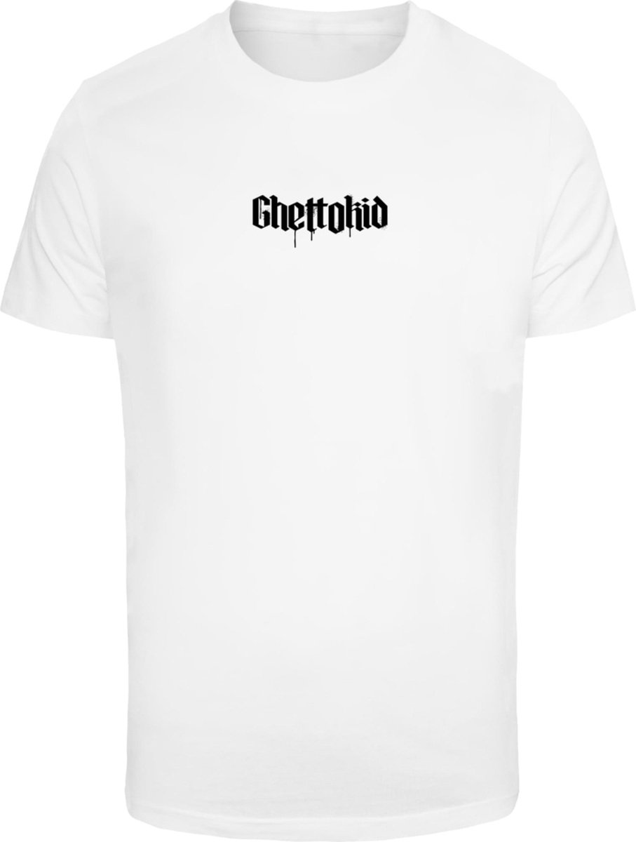 Mister Tee Ghettokid Heren Tshirt S Wit