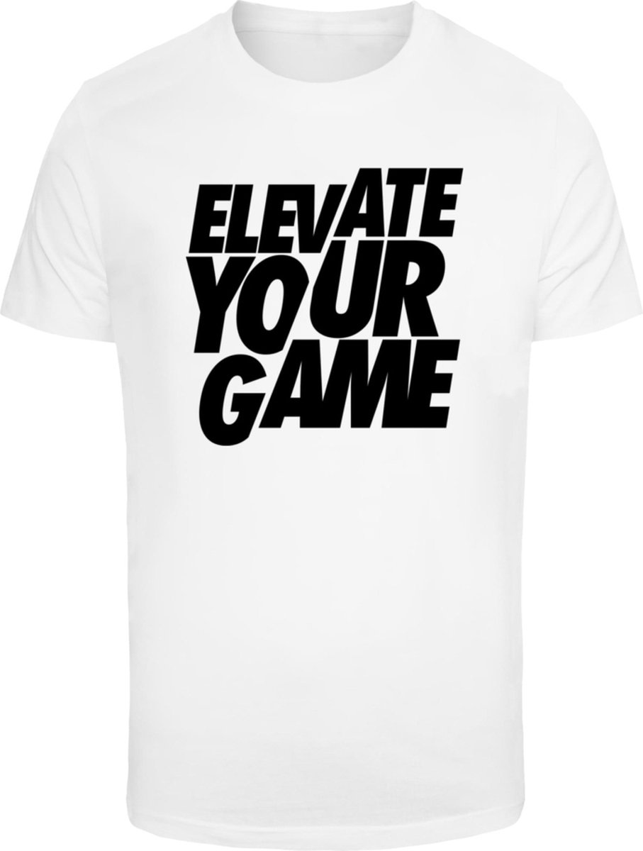 Mister Tee Elevate Your Game Heren Tshirt M Wit