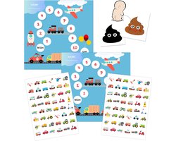 Beloningssysteem Voertuigen met Stickers & Verkleurende Plassticker