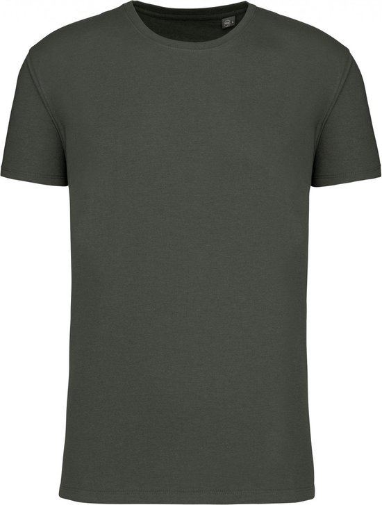 2 Pack Biologisch Premium unisex T-shirt ronde hals 'BIO190' Kariban Green Marble Heather - 4XL