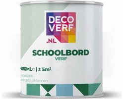 Decoverf schoolbordverf zwart, 500 ml