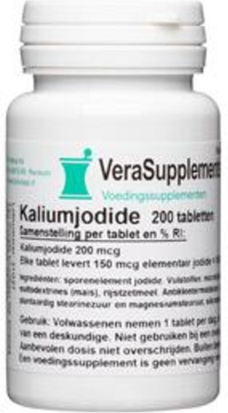 VeraSupplements Kaliumjodide 200 tabletten