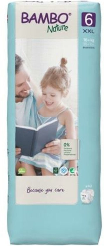 Bambo Nature Luiers Maat 6 (16-30 kg) - 40 stuks