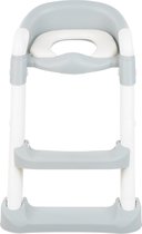 Kikkaboo - Toiletverkleiner - Toiletbril met ladder - Lea - Grijs