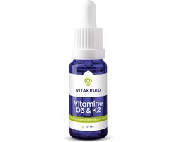 VitaKruid Vitamine D3 & K2 10 ml