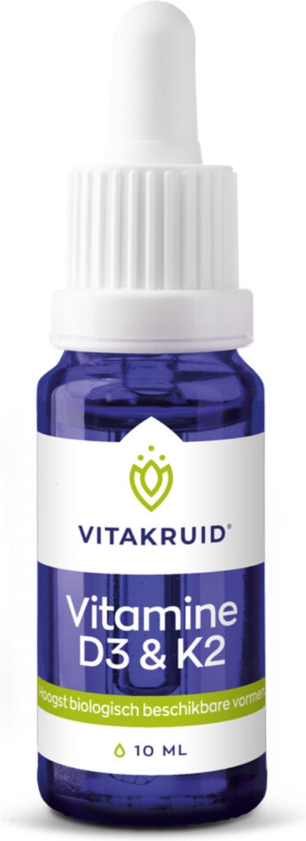 VitaKruid Vitamine D3 & K2 10 ml - Vitakruid