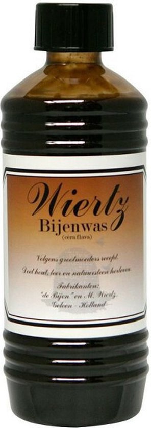 Foto: Wiertz bijenwas bruin 500 ml