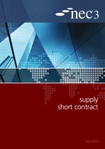 NEC3 Supply Short Contract SSC