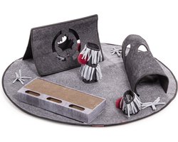 Canadiancat Company Activity Carpet Cosmo - Speelkleed voor katten - ± Ø 105 x 30 cm