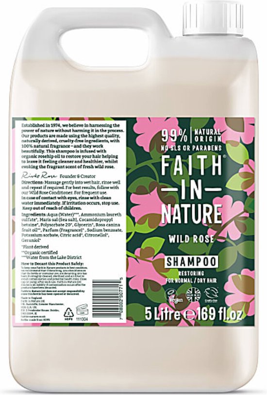 Faith In Nature Wildrose Shampoo
